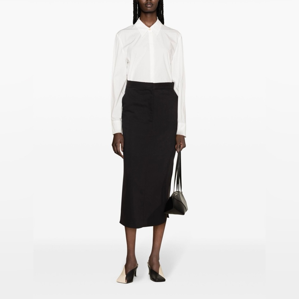 Khaite Minta Cotton Shirt, 4, White - Picture 9 of 12